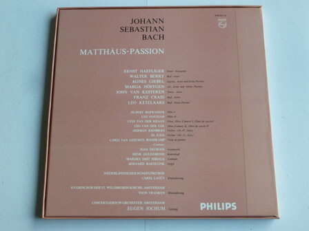 Bach - Matth&auml;us Passion / Haefliger, Eugen Jochum (4 LP)
