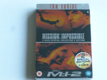 Mission ; Impossible 1 and 2 (3 DVD) Nieuw