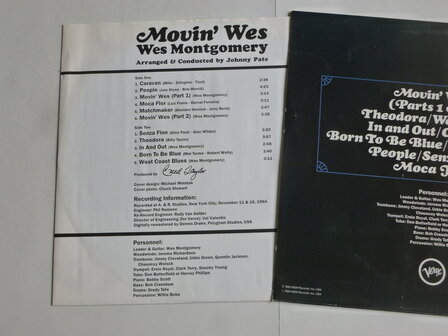 Wes Montgomery - Movin&#039; Wes (LP)