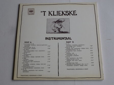 &#039;t Kliekske - Instrumentaal (LP)