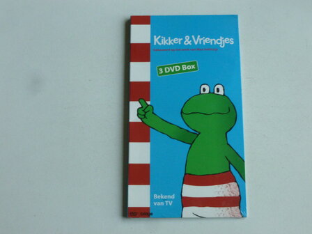 Kikker & Vriendjes -Max Velthuijs (3 DVD) Nieuw