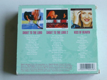 Darlene Zschech - Shout to the Lord 1,2, Kiss of Heaven (3 CD)