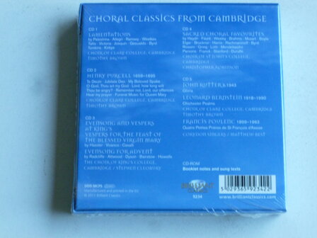 Choral Classics from Cambridge (5 CD) Nieuw