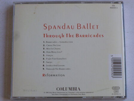Spandau Ballet - Through the barricades