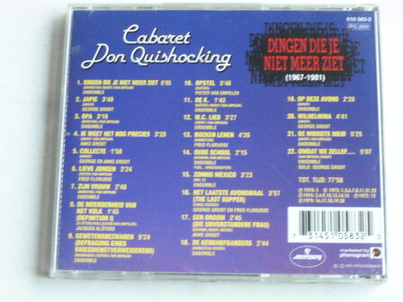 Cabaret Don Quishocking - Dingen die je niet meer ziet (1967-1981)