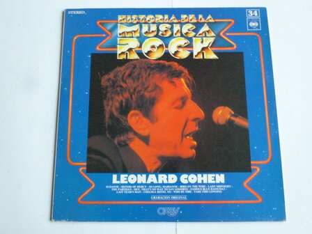 Leonard Cohen - Historia de la Musica Rock (LP) CBS