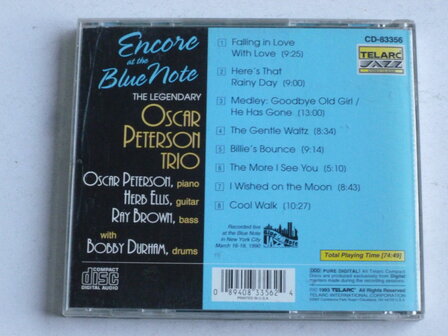 Oscar Peterson Trio - Encore at the Blue Note