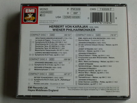 Herbert von Karajan Edition - Wiener Philharmoniker (4 CD)