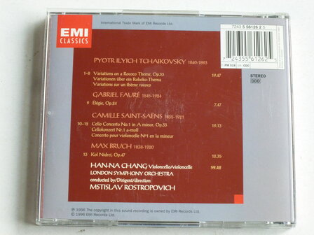 Han-na Chang / Rostropovich - Tchaikovsky, Saint-Saens