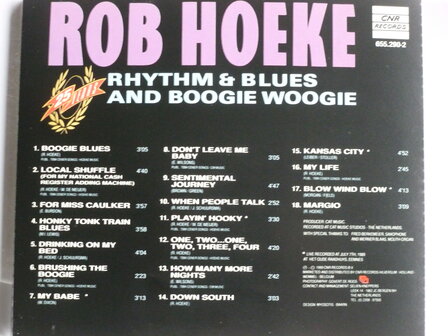 Rob Hoeke - 25 Years Rhythm &amp; Blues and Boogie Woogie