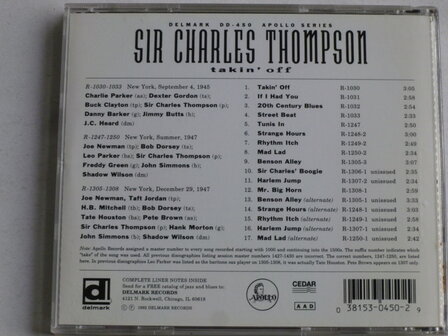 Sir Charles Thompson - Takin&#039; Off
