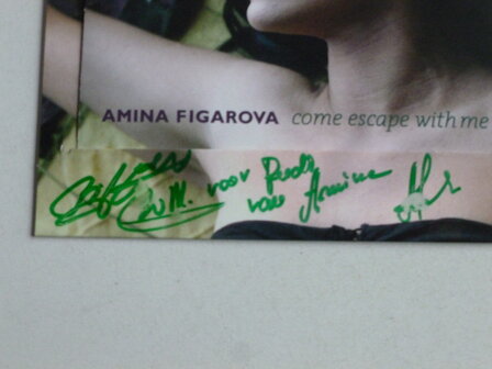 Amina Figarova - Come escape with me (gesigneerd)