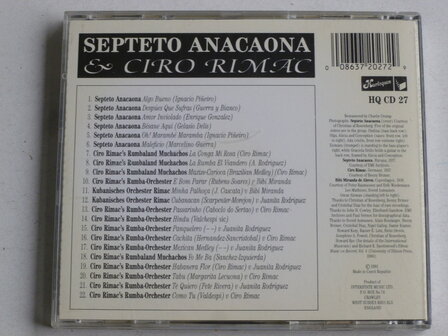 Septeto Anacaona &amp; Ciro Rimac 1936-1937