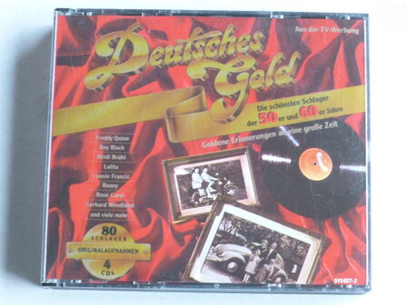 Deutsches Gold (4 CD) - Die sch&ouml;nsten Schlager