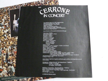 Cerrone in Concert (2 LP)