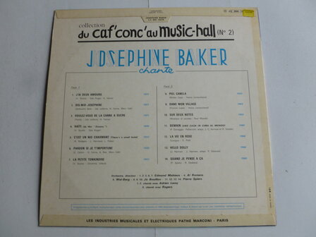 Josephine Baker - Du Caf&#039; conc&#039; au Music Hall n. 2 (LP)