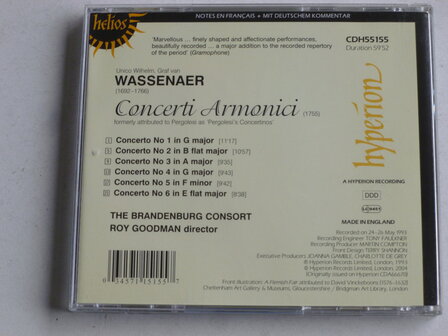 Wassenaer - Concerti Armonici / Roy Goodman