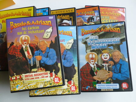 Bassie &amp; Adriaan - Alle Speelfilms (8 DVD)