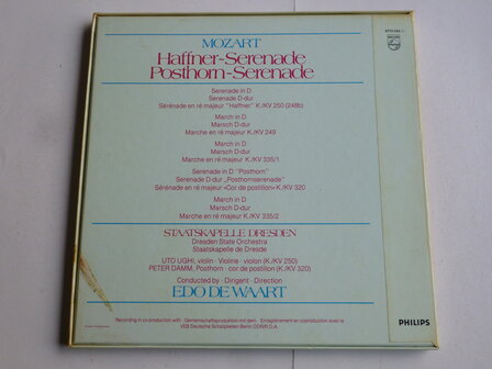 Mozart - Haffner serenade / Edo de Waart (2 LP)