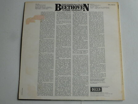 Beethoven - Piano sonatas 31,32 / Vladimir Ashkenazy (LP)