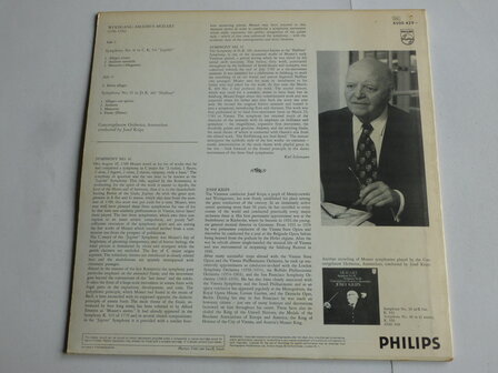 Mozart - Symphony 41, 35 / Josef Krips (LP)