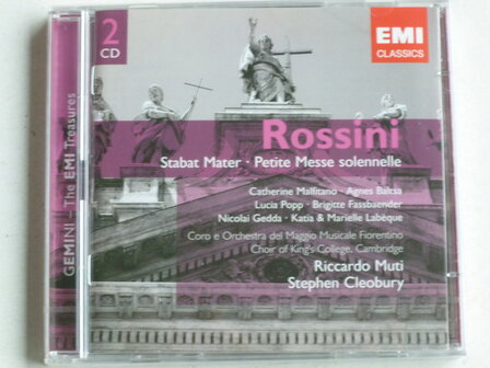 Rossini - Stabat Mater, Petit Messe Solennelle / Riccardo Muti (2 CD) nieuw