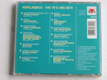 Pop Classics of the 70&#039;s and 80&#039;s  vol.1 