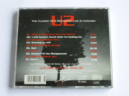 U2 - The Classic Hits recorded Live in Chicago