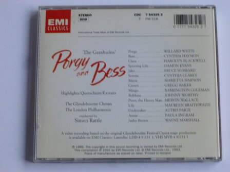 The Gershwins&#039; Porgy and Bess / Simon Rattle