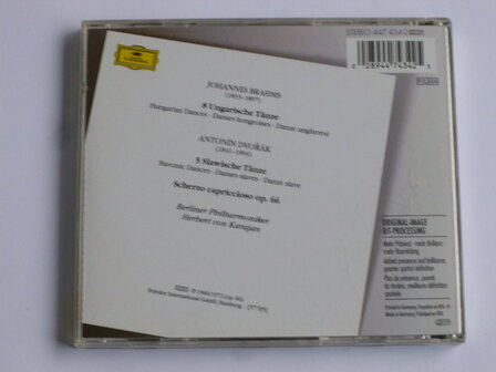 Brahms - 8 ungarische t&auml;nze / Dvorak -  Herbert von Karajan