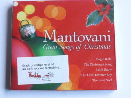 Mantovani - Great Songs of Christmas (nieuw)