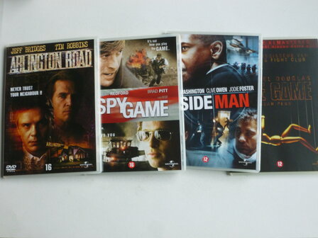 Thrillers- Arlington Road, Inside Man, Spy Game, The Game (4 DVD)