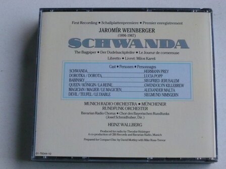 Weinberger - Schwanda / Prey, Pop, Wallberg (2 CD)