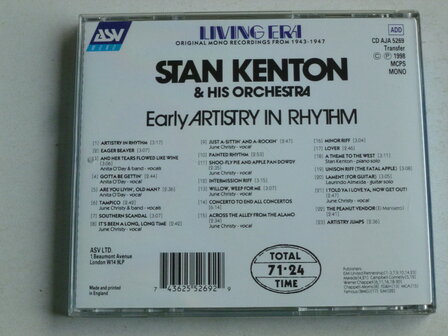 Stan Kenton - Early Artistry in Rhythm