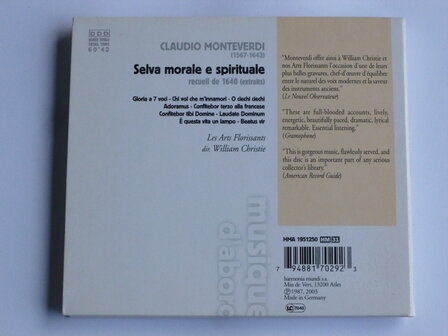 Monteverdi - Selva morale e spirituale / Les Arts Florissant, Christie