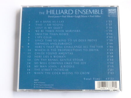 The Hilliard Ensemble - 17th &amp; 18th Century Songs &amp; Catches