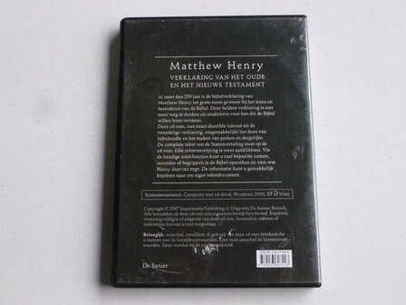 Matthew Henry - Verklaring van het oude en het nieuwe Testament (DVD)