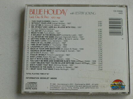 Billie Holiday with Lester Young - Giants of Jazz