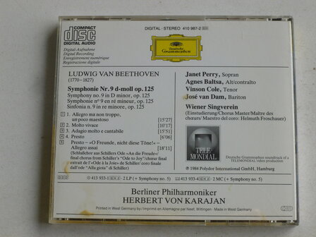 Beethoven - Symphonie nr. 9 / Baltsa, Herbert von Karajan
