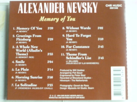 Alexander Nevsky - Memory of You