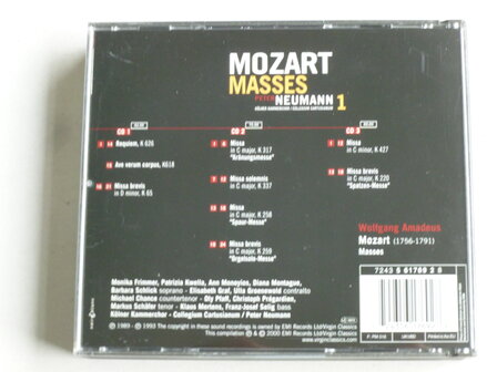 Mozart - Masses 1 / Peter Neumann (3 CD)