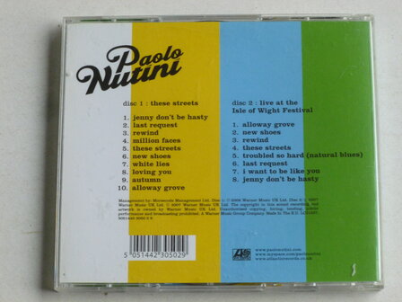 Paolo Nutini - These Streets ; festival edition (2 CD)