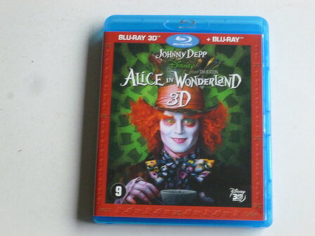 Disney Alice in Wonderland - Johnny Depp (Blu-ray 3D + Blu-ray)