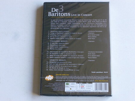 De 3 Baritons - Live in Concert (DVD) Nieuw