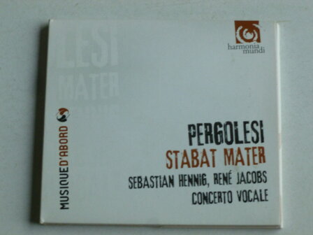 Pergolesi - Stabat Mater/ Hennig, Rene Jacobs
