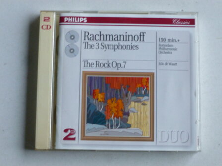 Rachmaninoff - The 3 Symphonies / Rotterdam Philh. Orch. Edo de Waart (2 CD)