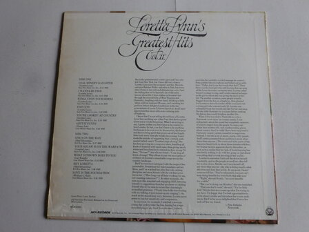 Loretta Lynn&#039;s - Greatest Hits vol. II (LP)