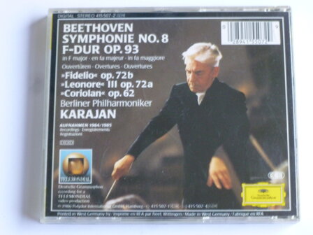 Beethoven - Symphonie no. 8 / Herbert von Karajan (DG)