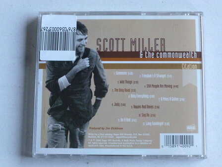 Scott Miller &amp; The Commonwealth - Citation