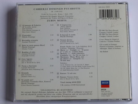 Carreras Domingo Pavarotti - in Concert / Mehta